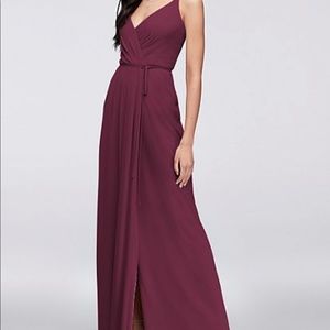 DAVIDS BRIDAL Georgette Bridesmaid dress size 4